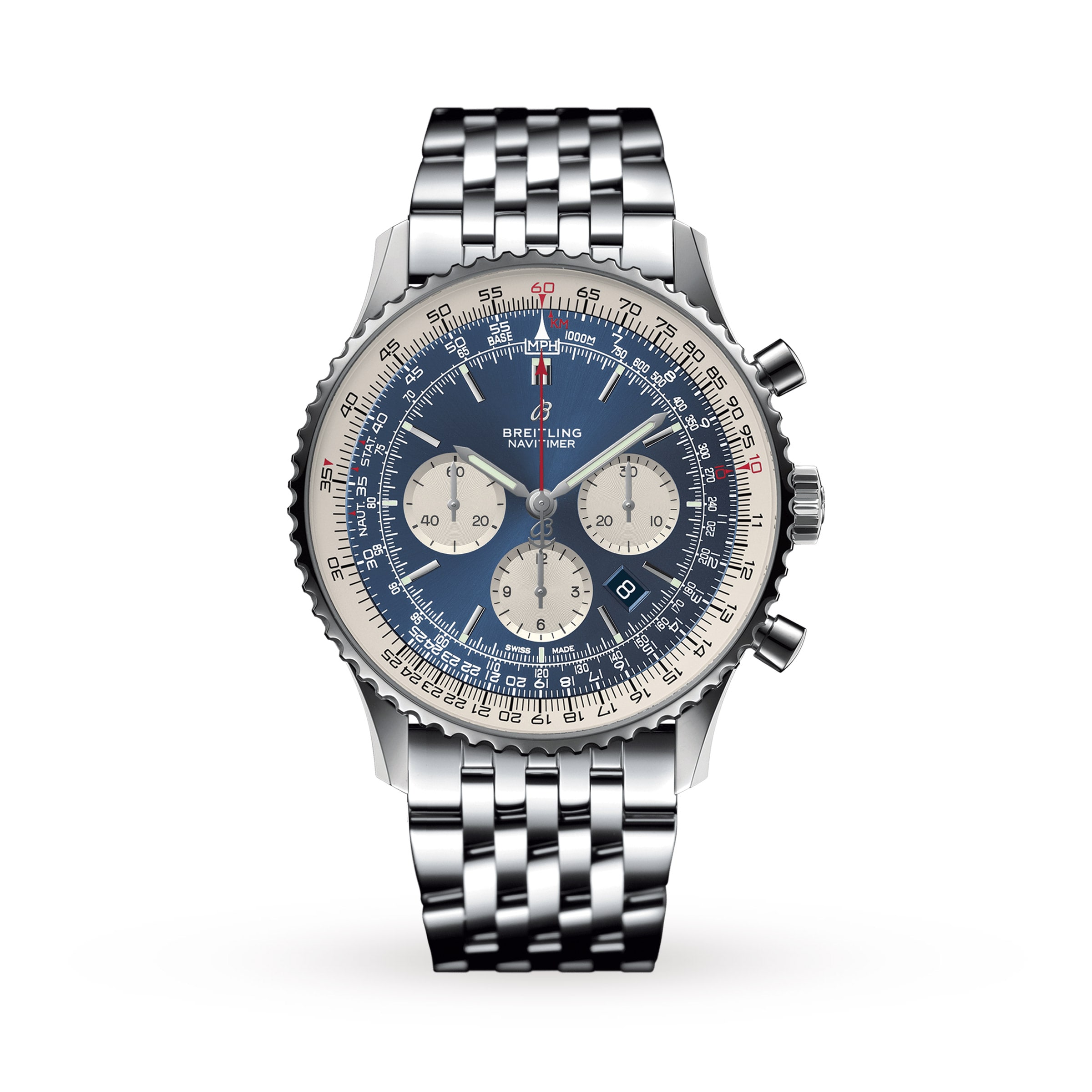 Breitling Navitimer 1 B01 Chronograph 46 Mens Watch AB0127211C1A1