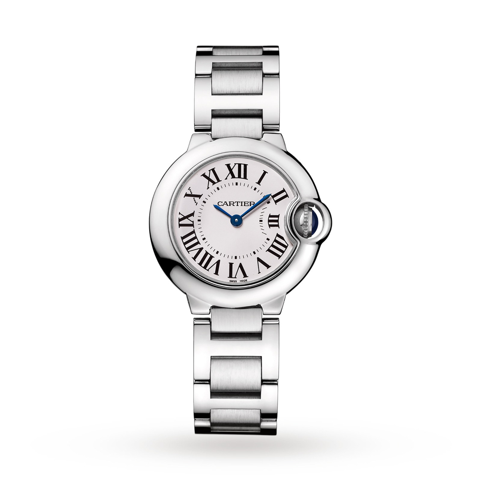 Cartier Ballon Bleu De Cartier Watch 28mm Quartz Steel W69010Z4