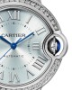  Cartier Ballon Bleu de Cartier watch 33 mm automatic movement steel diamonds W4BB0028