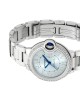  Cartier Ballon Bleu de Cartier watch 33 mm automatic movement steel diamonds W4BB0028