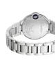  Cartier Ballon Bleu de Cartier watch 33 mm automatic movement steel diamonds W4BB0028