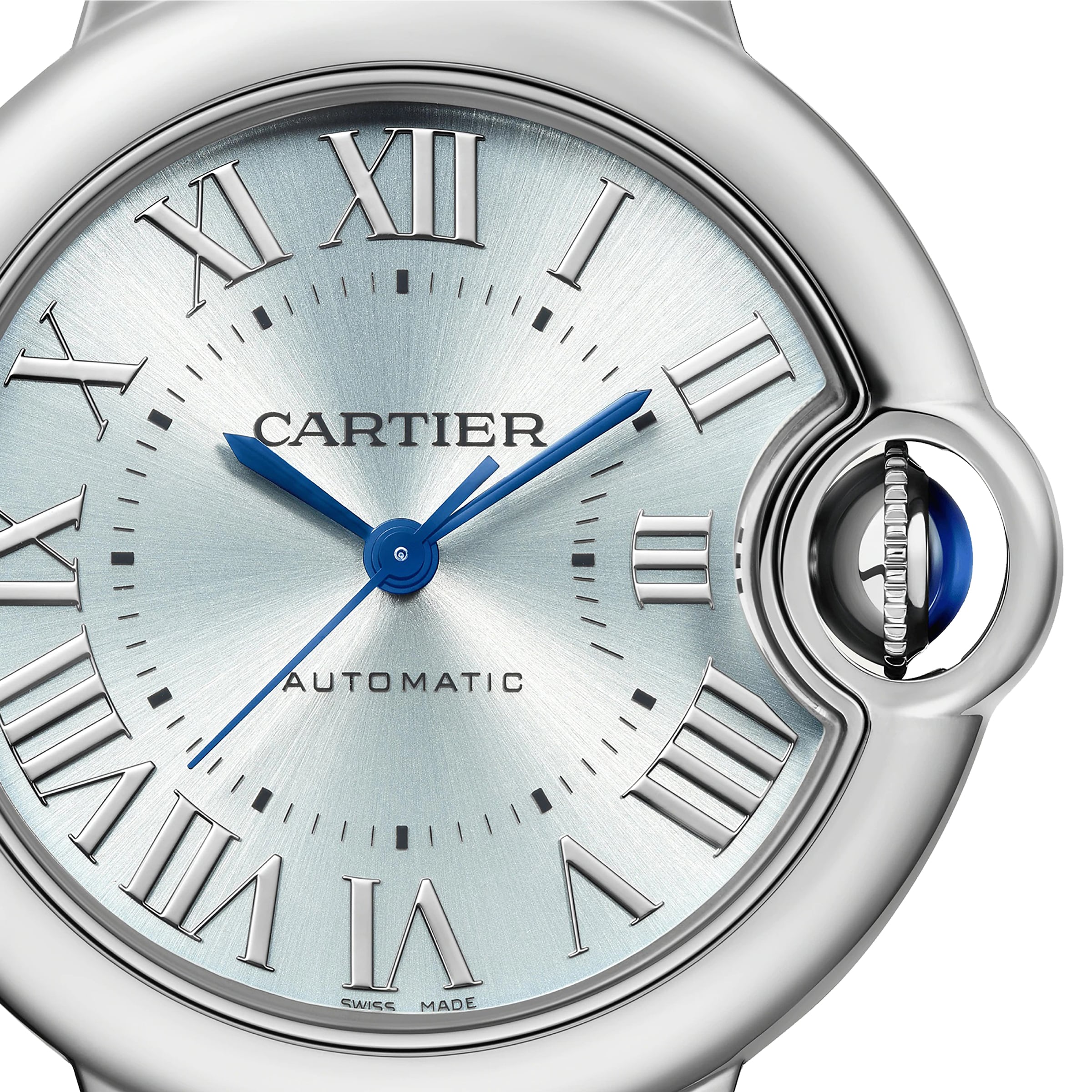 Cartier Ballon Bleu de Cartier watch 33 mm automatic movement steel WSBB0062