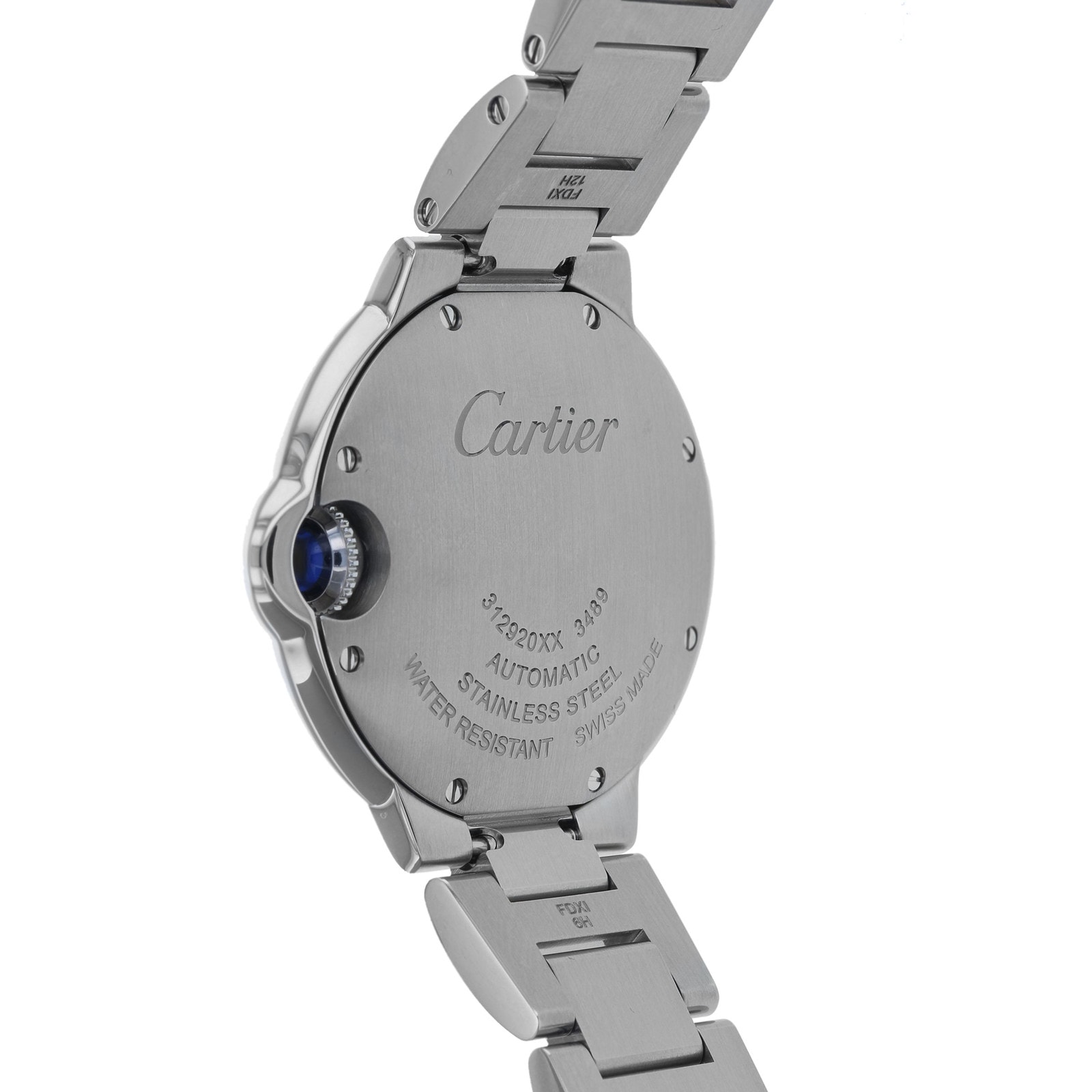  Cartier Ballon Bleu De Cartier Watch 33mm Automatic Steel Diamonds W4BB0016