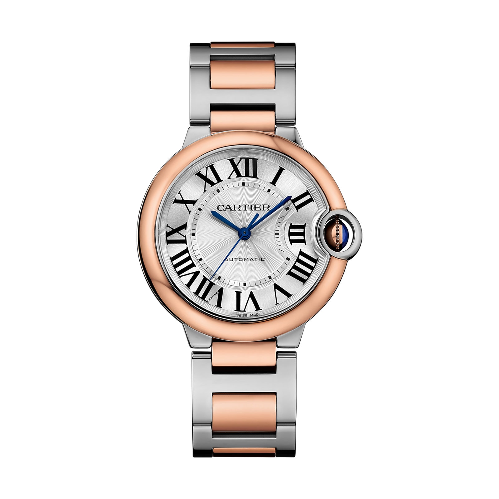 Cartier Ballon Bleu De Cartier Watch 36mm Automatic Rose Gold Steel W2BB0003