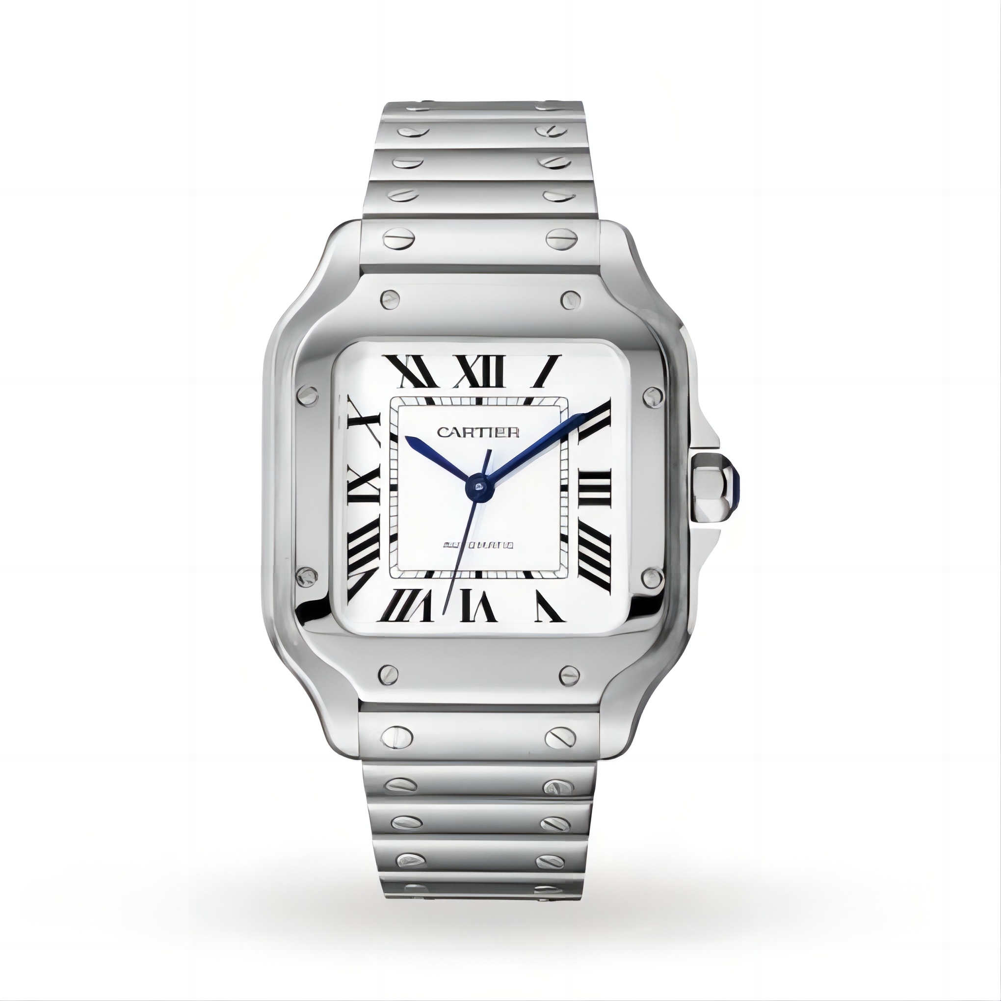 Cartier Santos de Cartier Men Automatic Silver Stainless Steel Watch WSSA0029