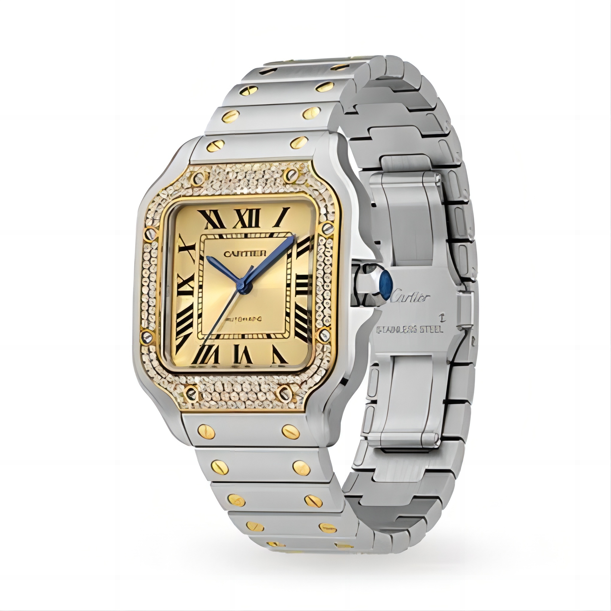 Cartier Santos de Cartier Women Automatic Gold Watch W3SA0007