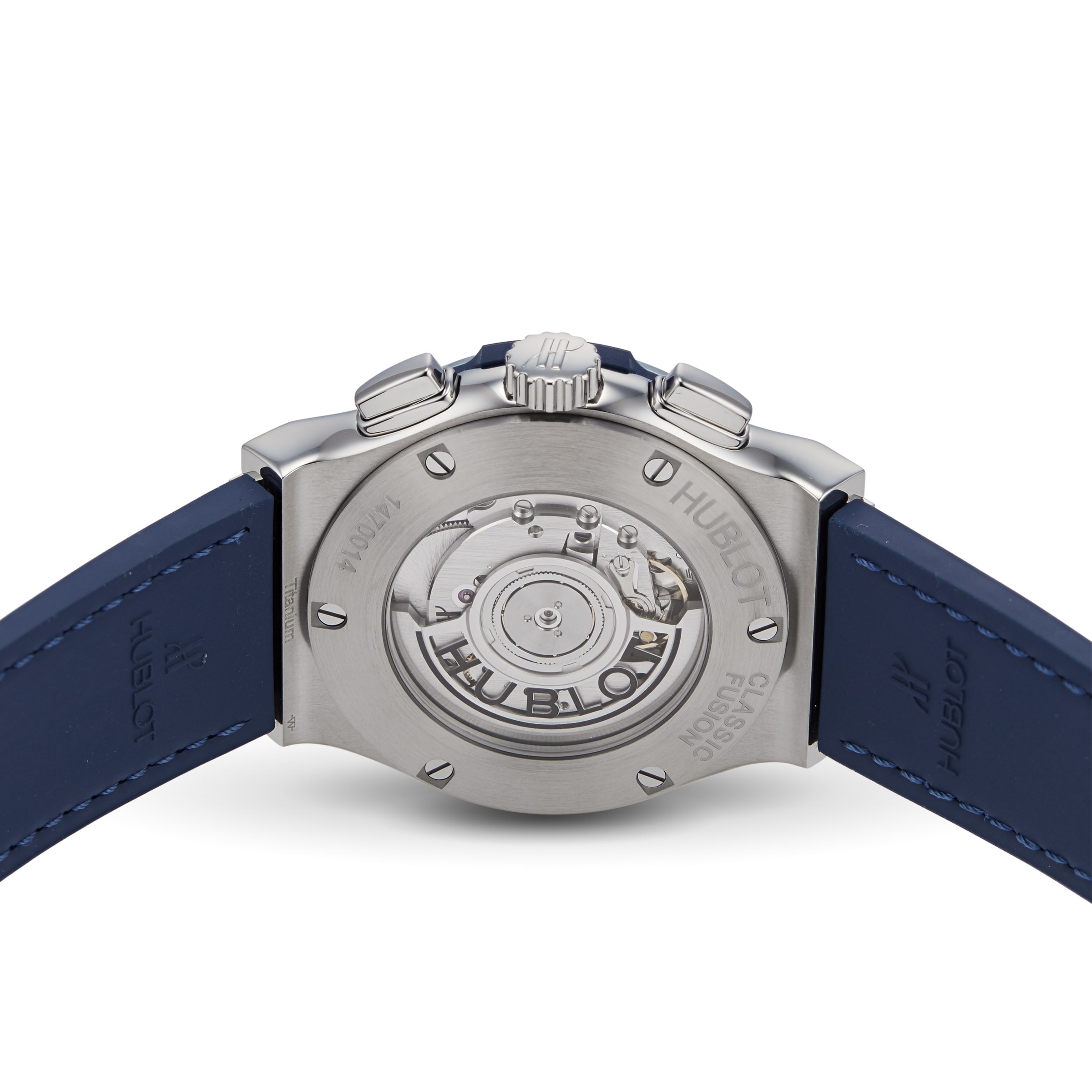  Hublot Classic Fusion Blue Chronograph Titanium 42mm 541.NX.7170.LR