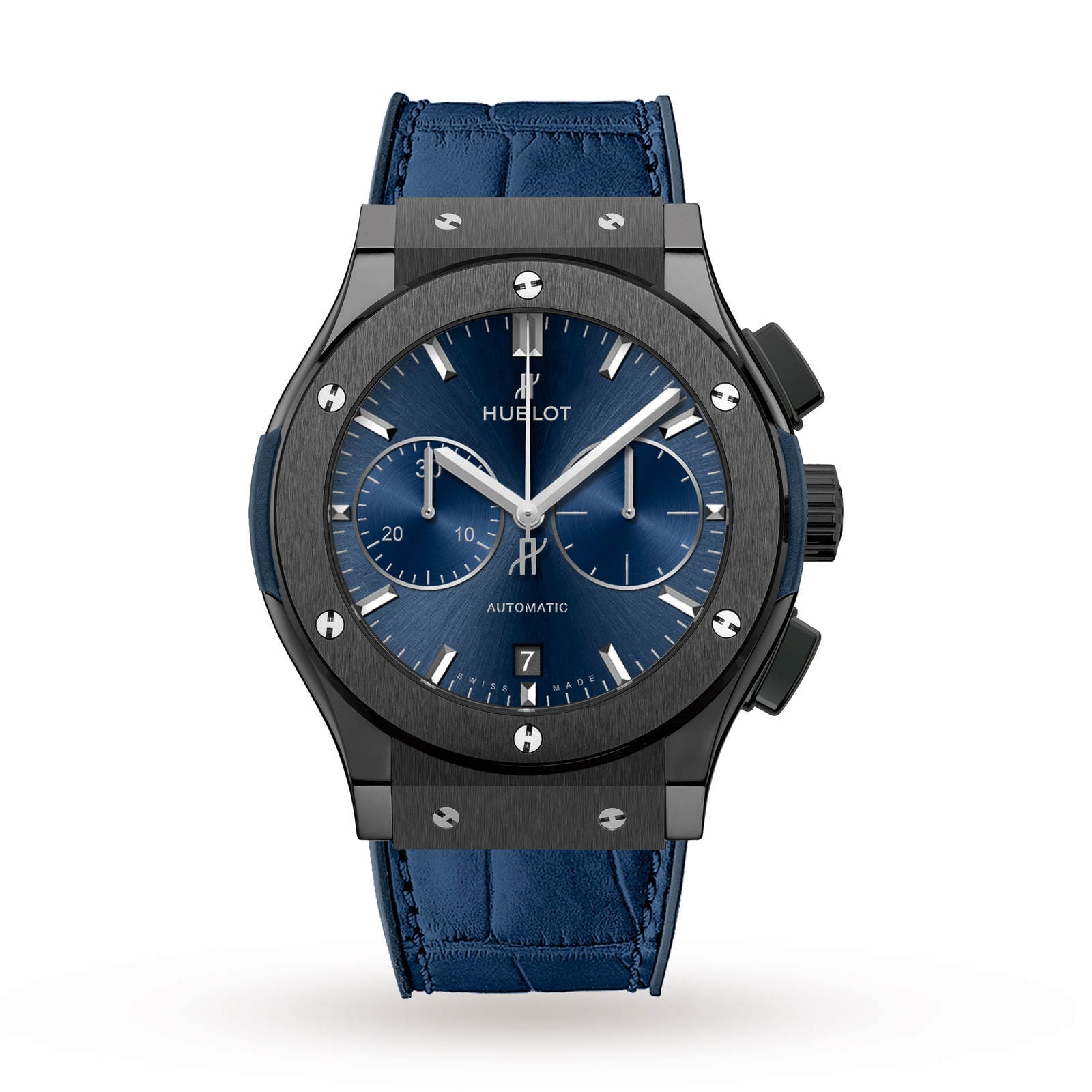 Hublot Classic Fusion Ceramic Blue Chronograph 45mm 521.CM.7170.LR