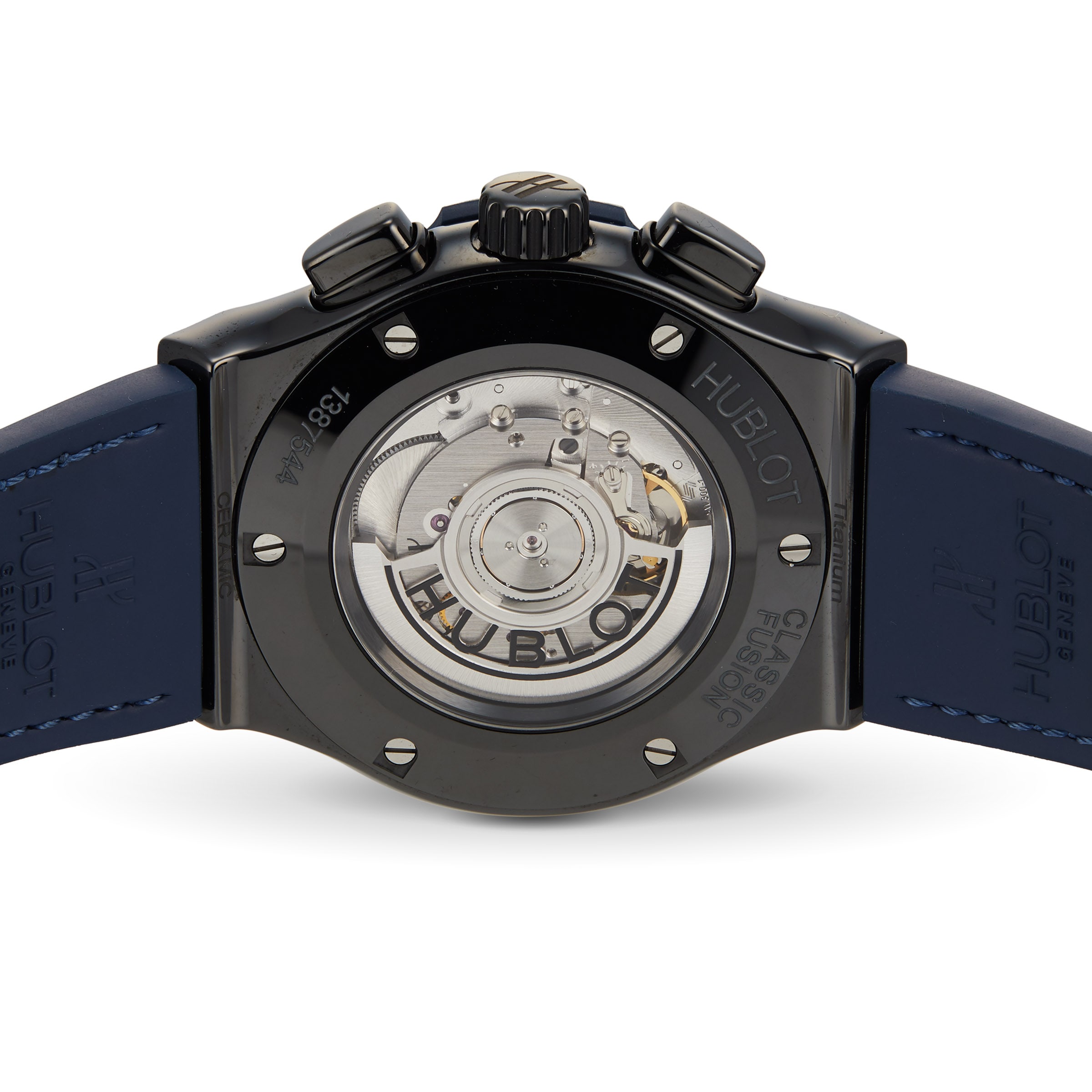 Hublot Classic Fusion Ceramic Blue Chronograph 45mm 521.CM.7170.LR