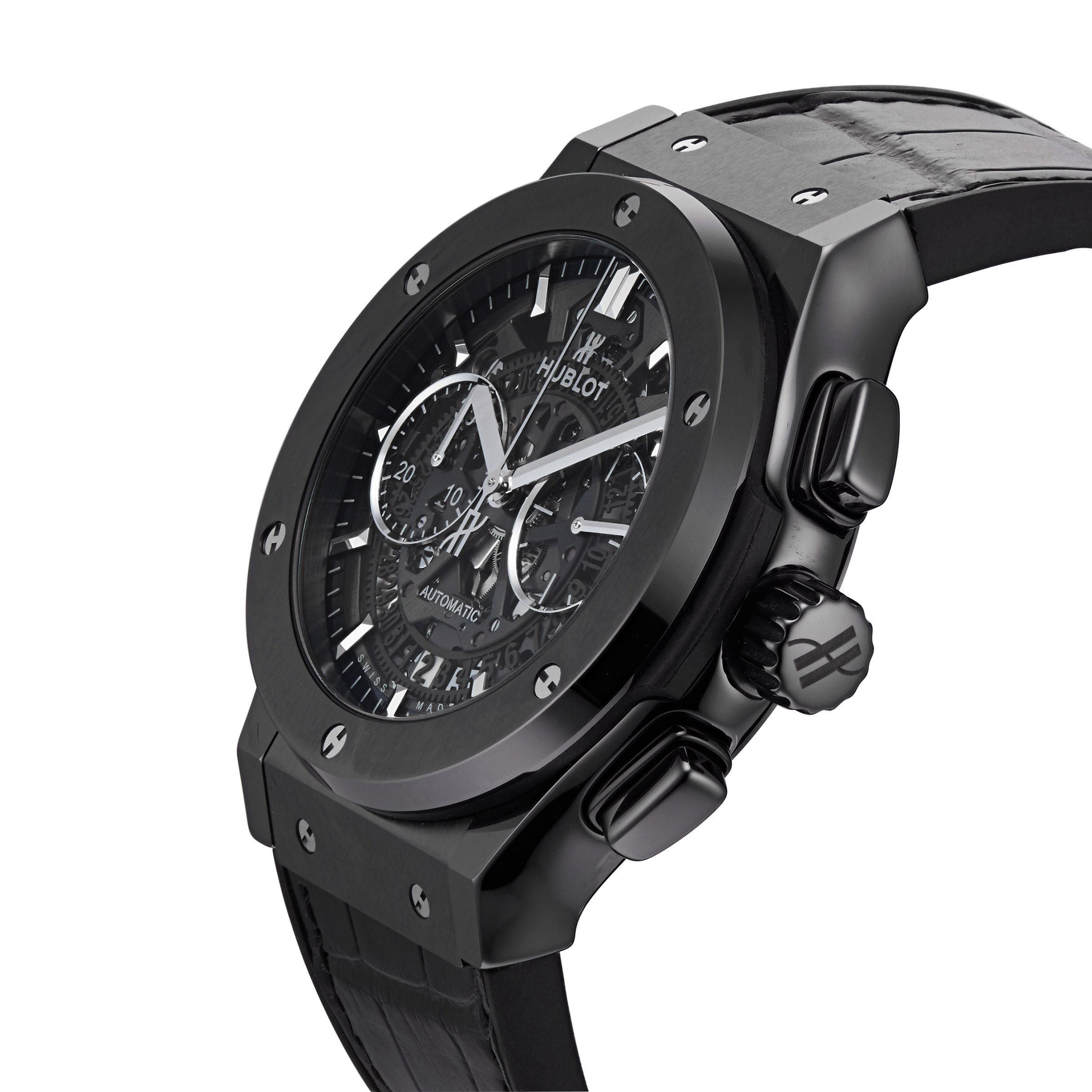 Hublot Classion Fusion Areofusion Black Magic Chronograph 45mm 525.CM.0170.LR