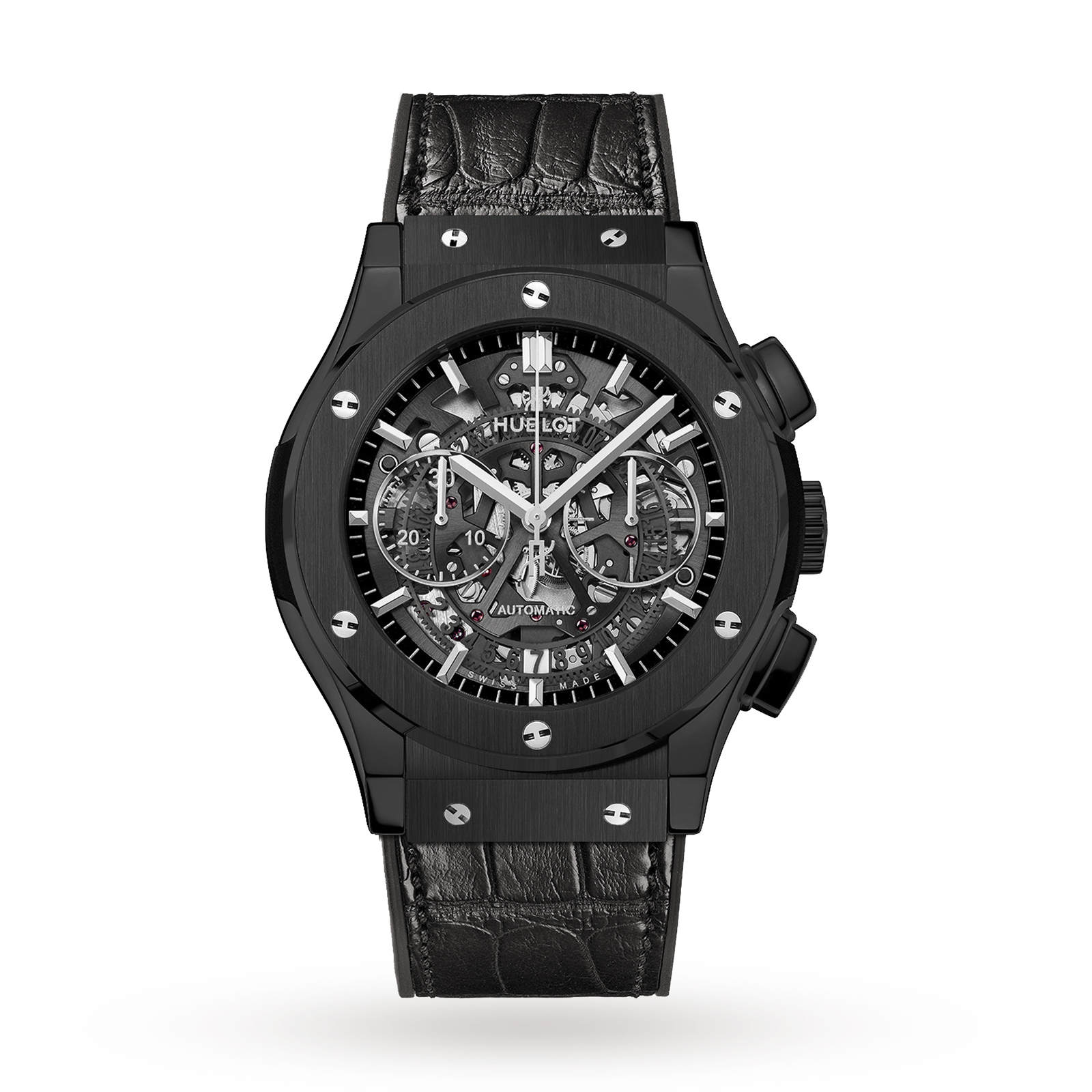 Hublot Classion Fusion Areofusion Black Magic Chronograph 45mm 525.CM.0170.LR