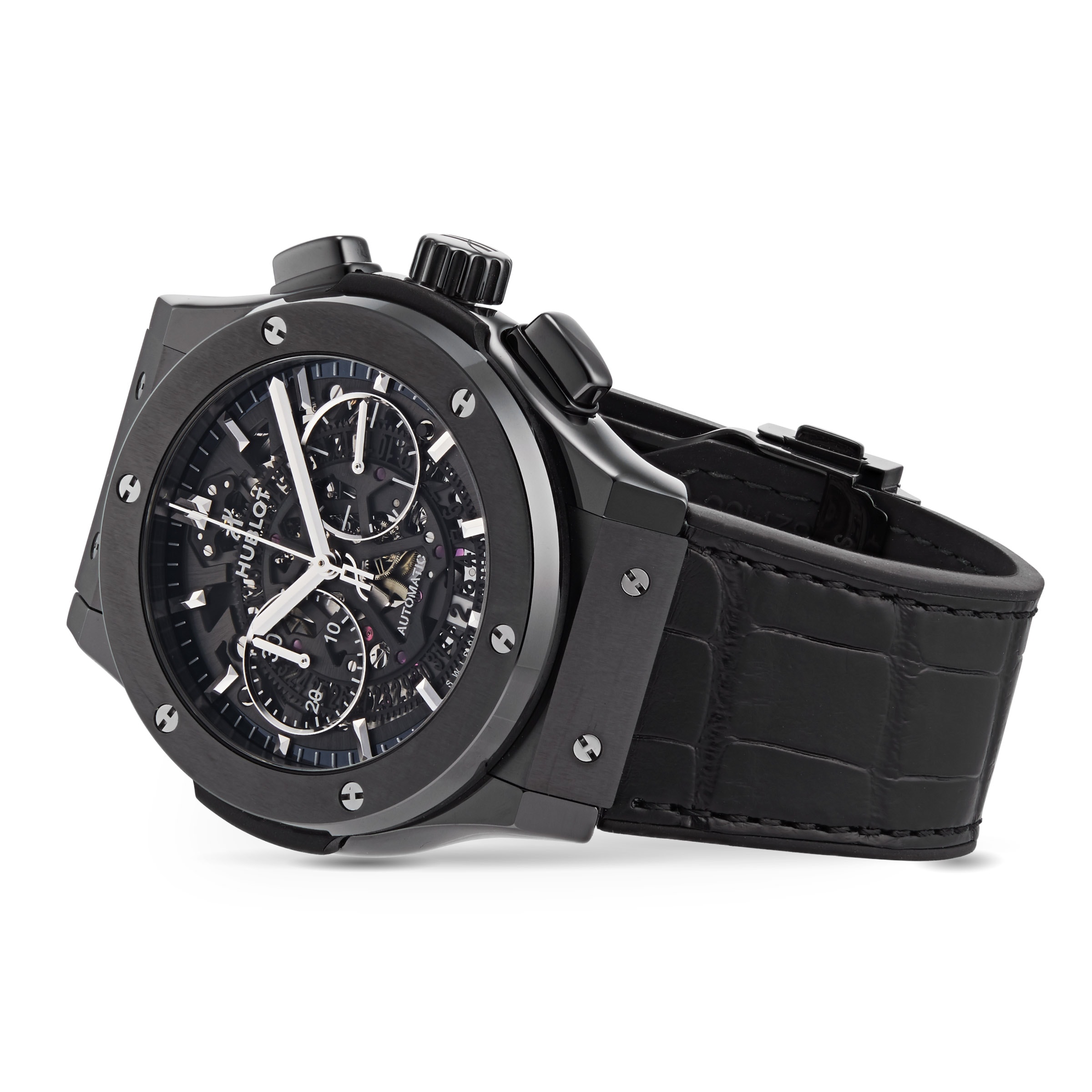 Hublot Classion Fusion Areofusion Black Magic Chronograph 45mm 525.CM.0170.LR