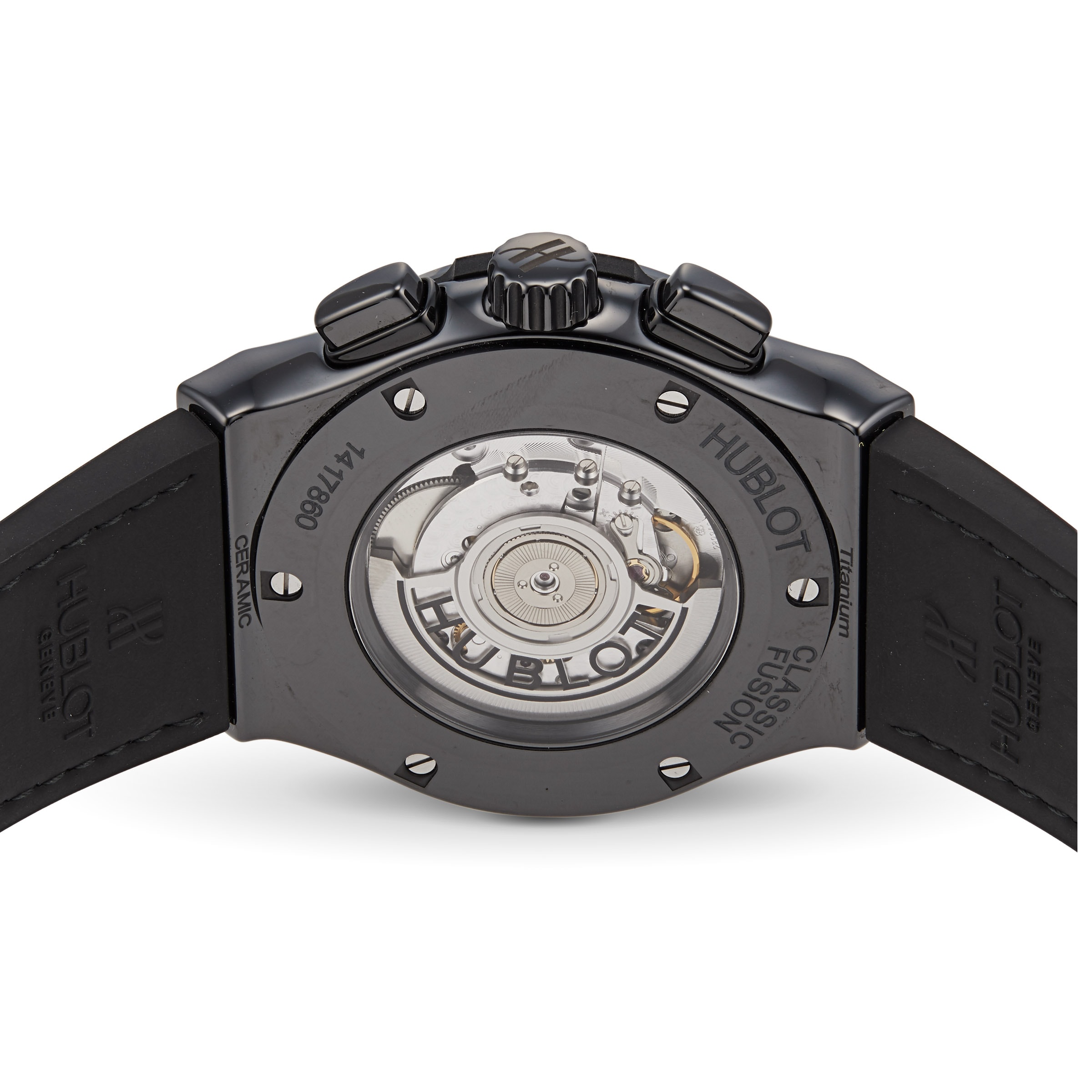 Hublot Classion Fusion Areofusion Black Magic Chronograph 45mm 525.CM.0170.LR