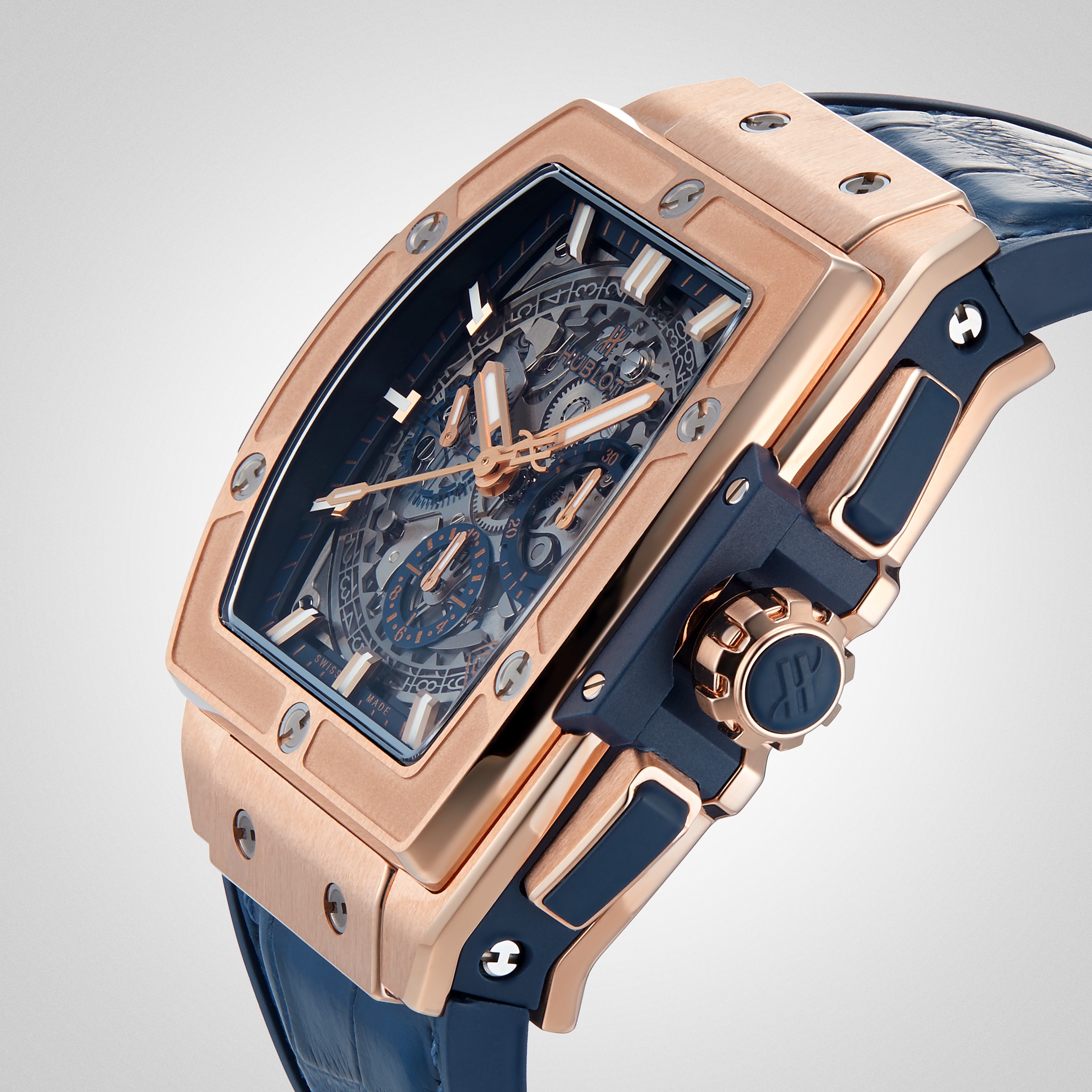 Hublot Spirit of Big Bang King Gold Blue Chronograph 42mm 641.OX.7180.LR