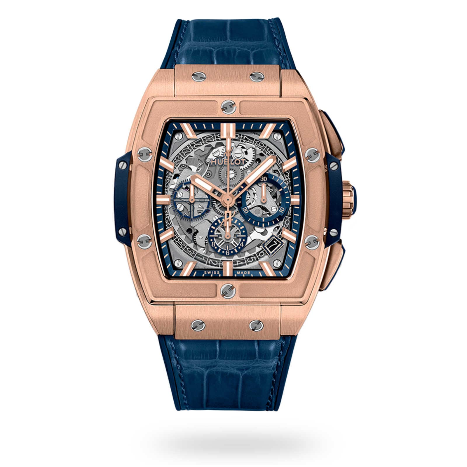 Hublot Spirit of Big Bang King Gold Blue Chronograph 42mm 641.OX.7180.LR