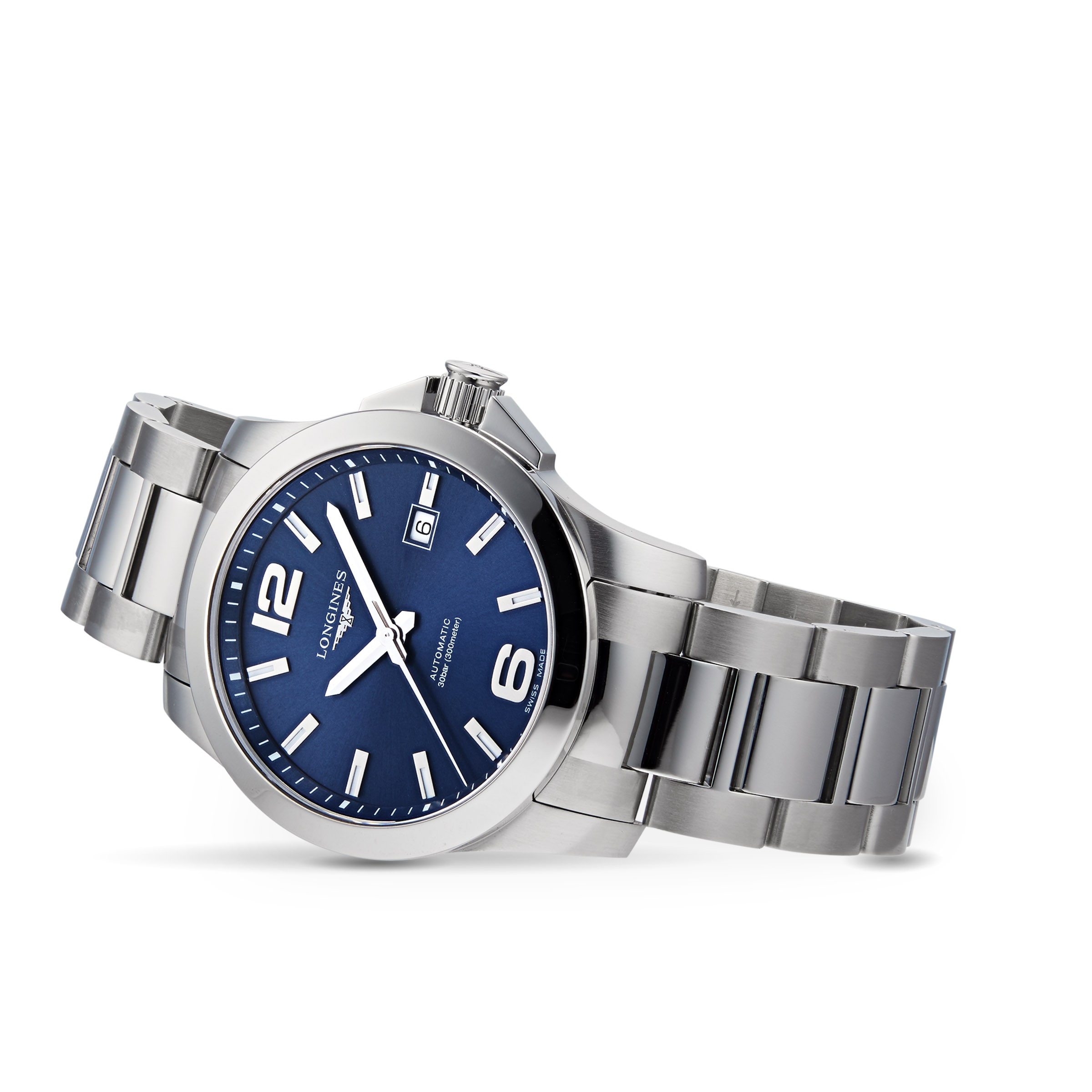 Longines Conquest 41mm Blue Dial Automatic Mens Watch L37774996