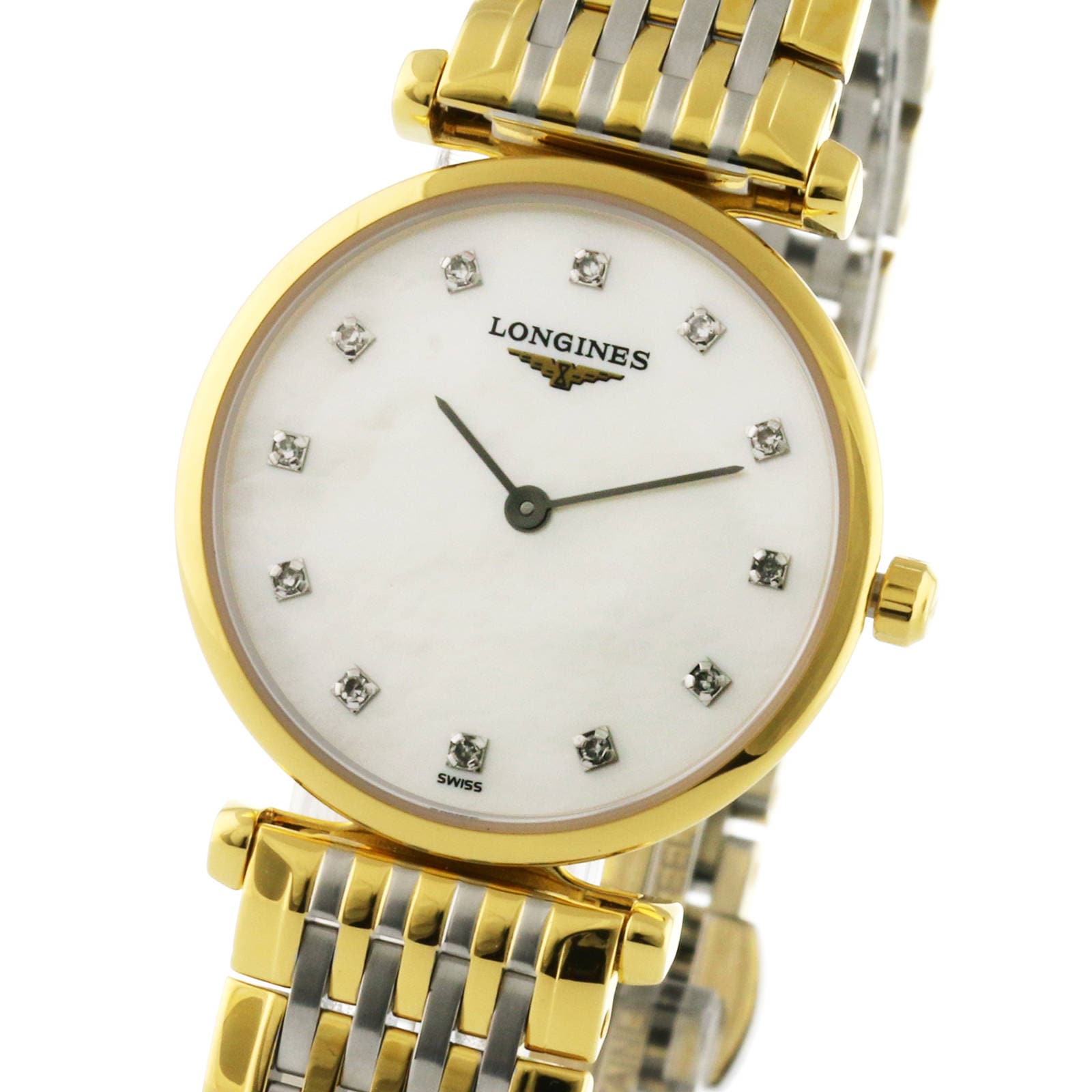 Longines La Grande Classique 24mm Diamond Dot Quartz Ladies Watch L42092877