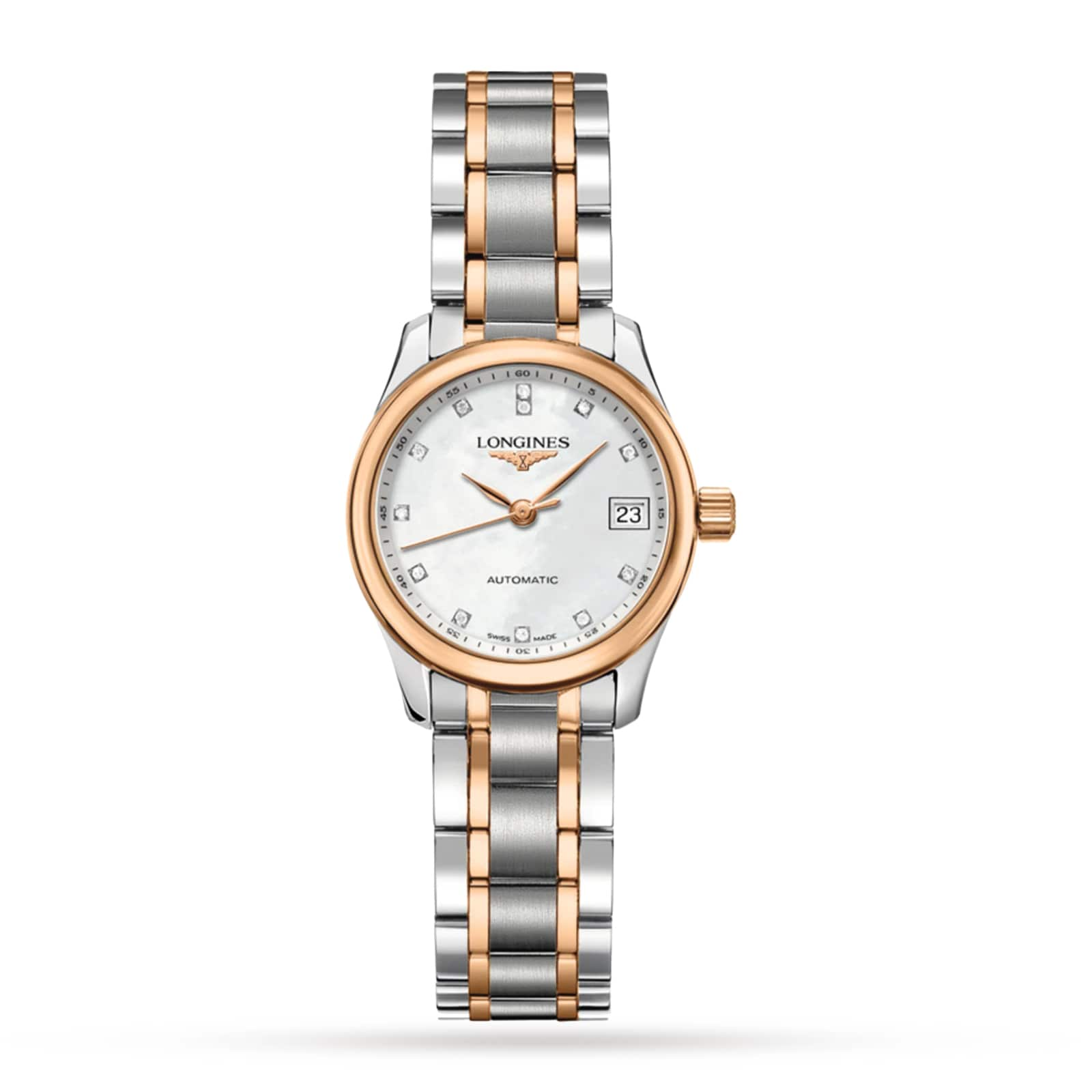 Longines Master Collection 25.5mm Stainless Steel/Gold 18K Automatic Ladies Watch L21285897