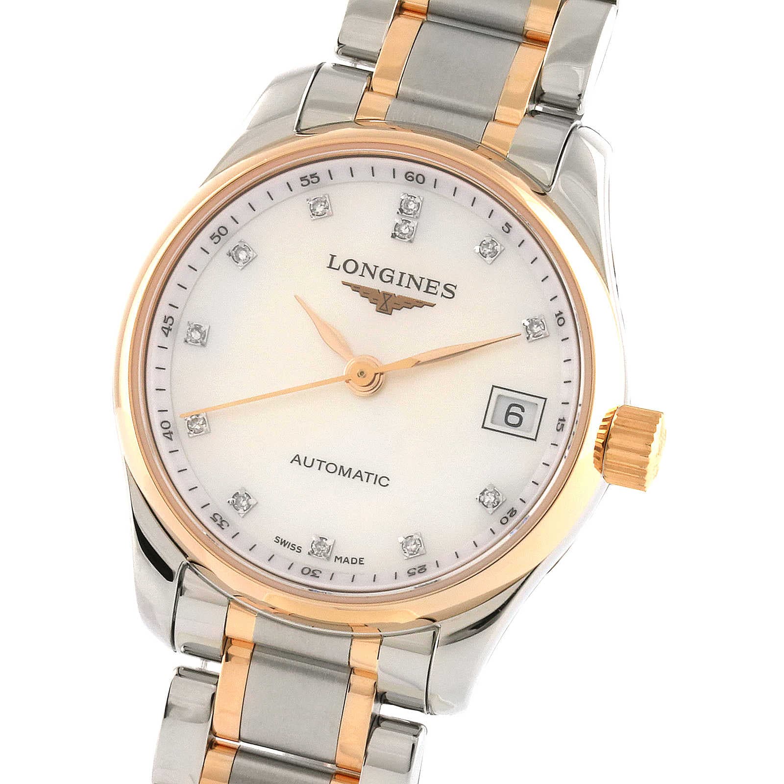 Longines Master Collection 25.5mm Stainless Steel/Gold 18K Automatic Ladies Watch L21285897