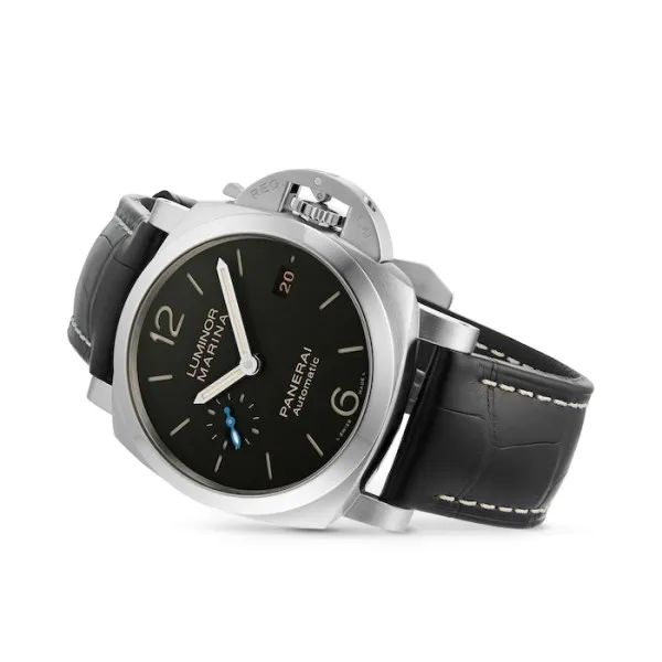 Panerai Luminor Men Automatic Black Alligator Watch PAM01392