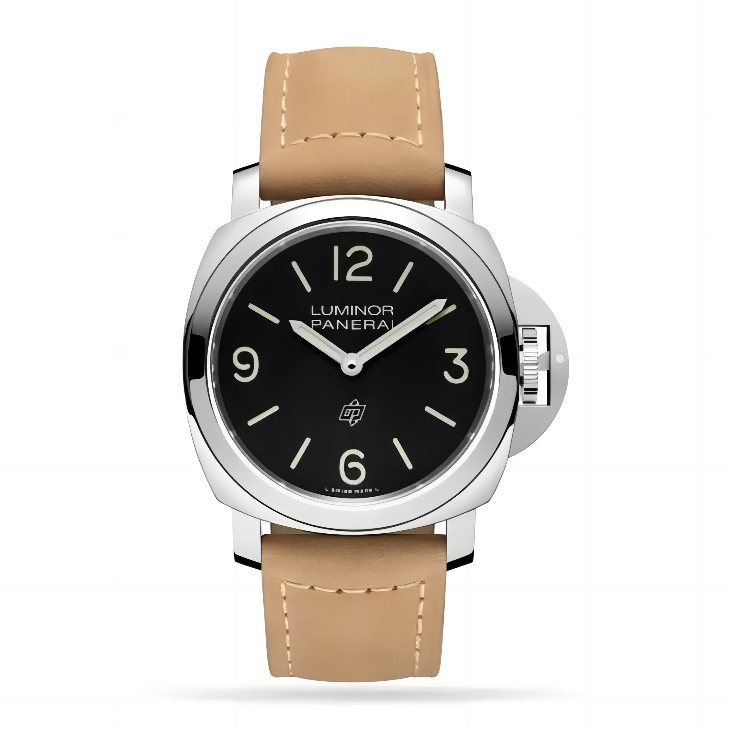 Panerai Luminor Men Automatic Black Calf Watch PAM01086