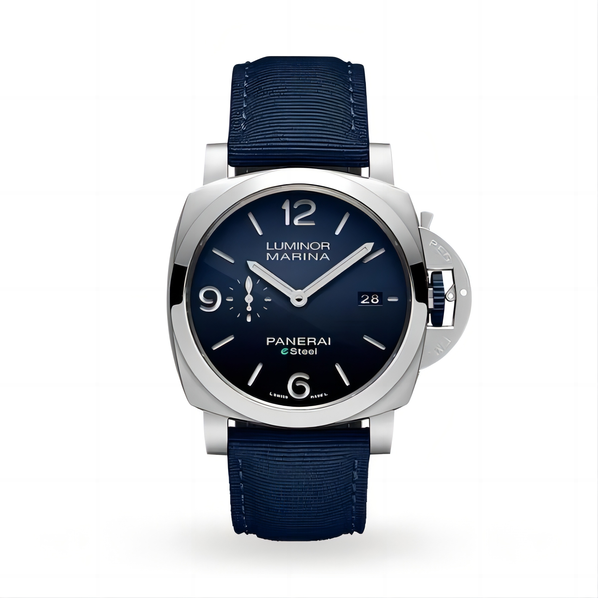 Panerai Luminor Men Automatic Blue Resin Watch PAM01157