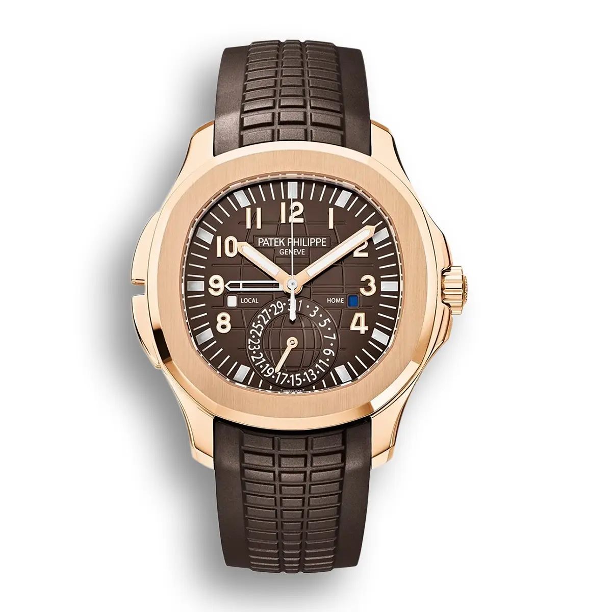 Aquanaut 5164R-001 Patek Philippe Travel Time 40.8 mm,Rose gold