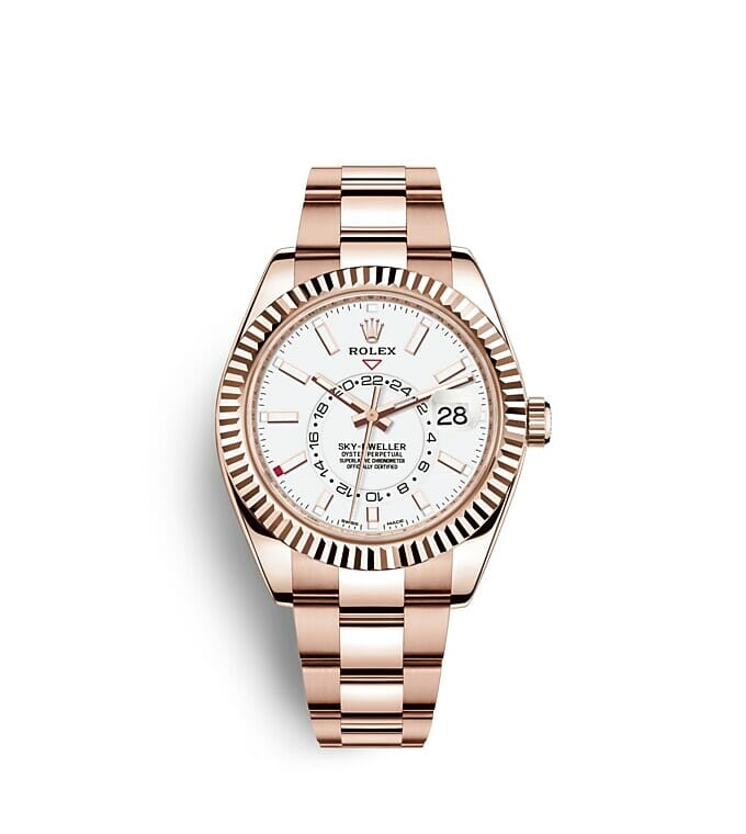 Rolex Sky-Dweller Oyster 42 mm Everose gold m326935-0005