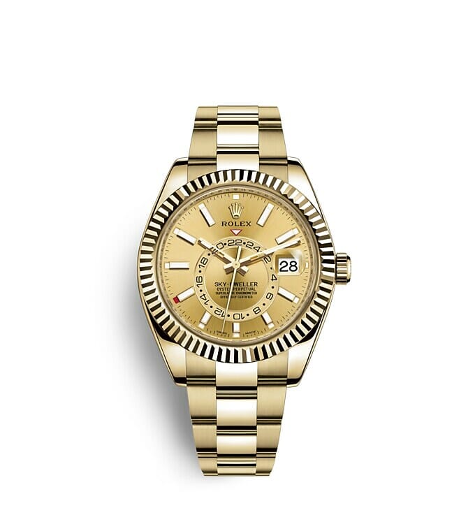 Rolex Sky-Dweller Oyster 42 mm yellow gold m326938-0003