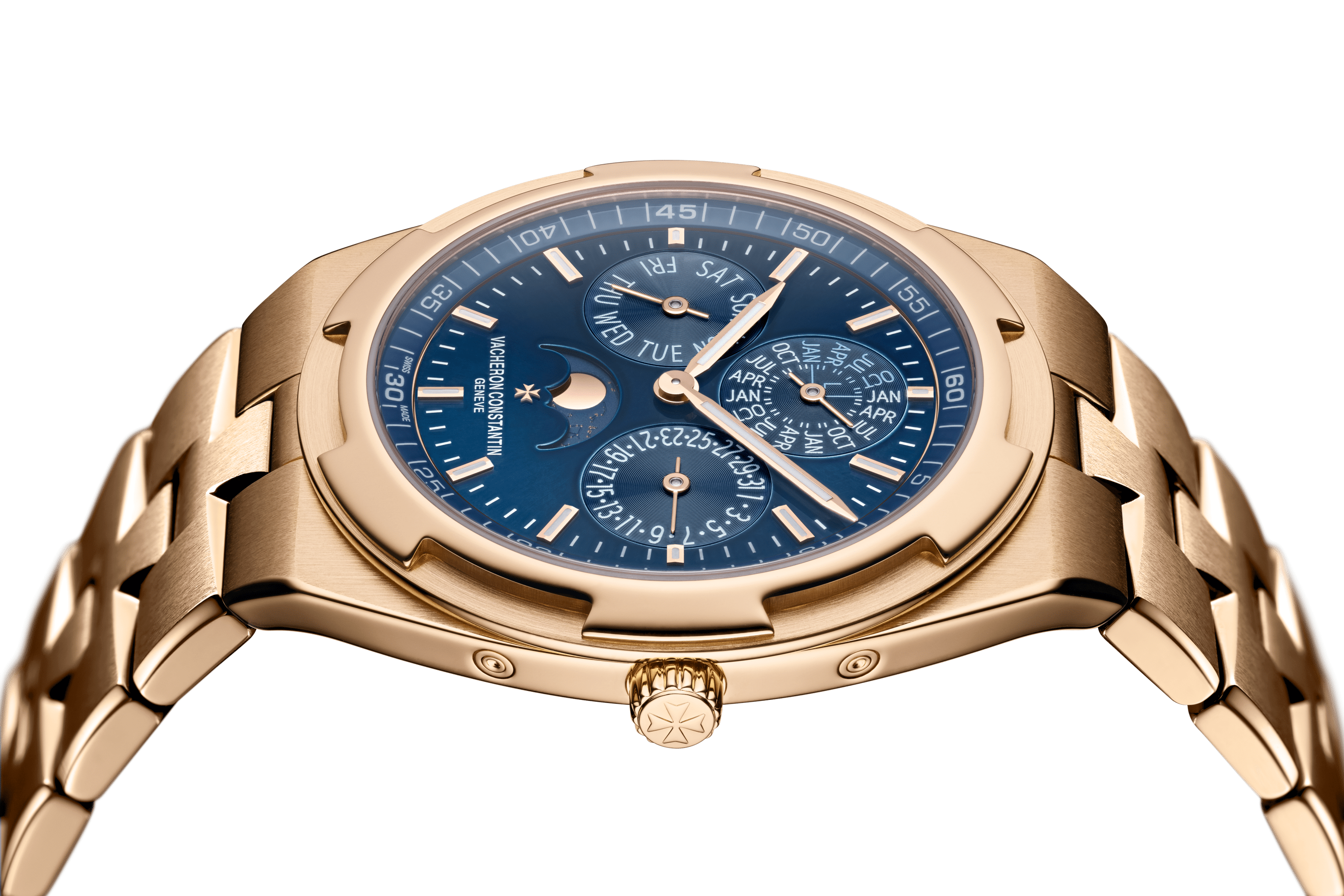 vacheron constantin Overseas perpetual calendar ultra-thin 41.5 mm 18K 5N pink gold